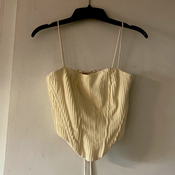 Princess Polly Corset Top| Size 2| Beige - Picture 1 of 2